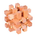 Wooden Puzzles Games Burr Puzzles Jigsaw Lock 3D Handmade Brain Teaser lectual Educational Toys for Kids Adults.