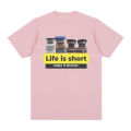 Life Is Short Make It Shorter Tren Trenbolone T-shirt Men Women Funny Gym Short Sleeve T-shirts 100% Cotton Casual Loose T Shirt.