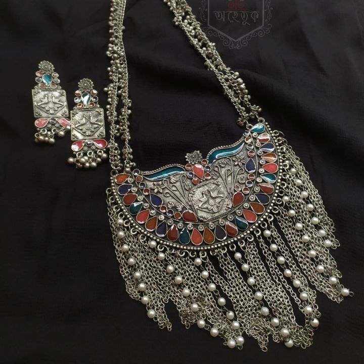 Silver Minawork Fashion Neklace for Womens