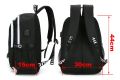 Sailor Moon Backpack with USB Charging Port Anime Cosplay Bookbag for Boys Girls Gift Laptop Bag School Mochila.
