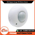 360 Degree Motion Sensor With Light Sensor 360 Degree Ceiling Occupancy Movement Sensor Light Switch, High Sensitive PIR Motion Sensor Switch for Led Lights.
