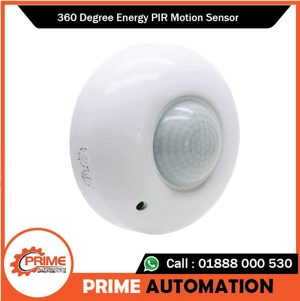 360 Degree Motion Sensor With Light Sensor 360 Degree Ceiling Occupancy Movement Sensor Light Switch, High Sensitive PIR Motion Sensor Switch for Led Lights