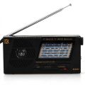 FM TV MW SW 10-Band Radio World Receiver Black. 