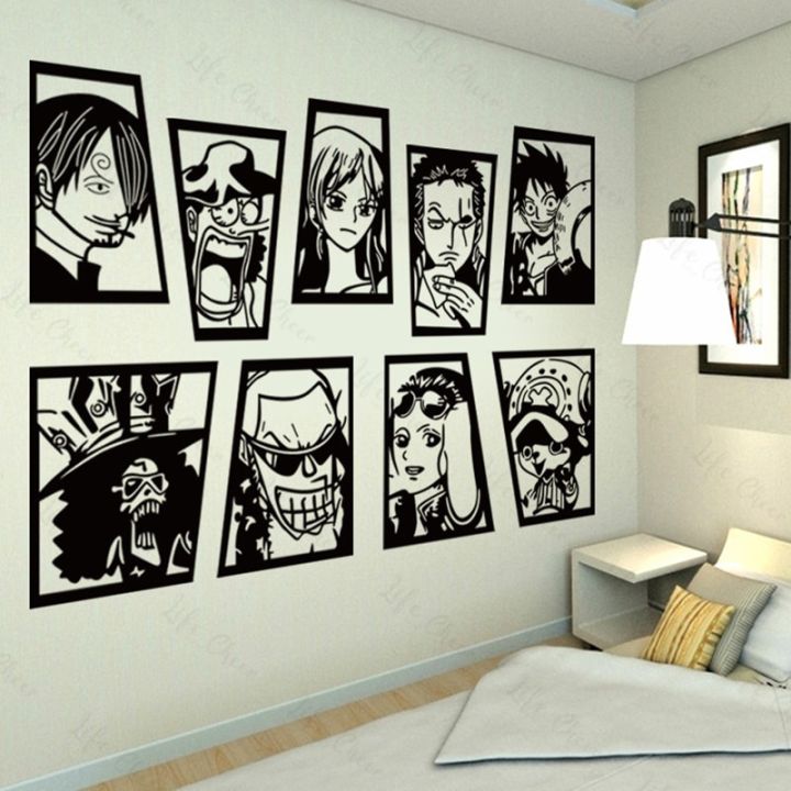 Cartoon%20One%20Piece%20Wall%20Sticker%20Luffy%20Japanese%20Cartoon%20Anime%20Boys%20Mural%20Wall%20Decal%20Kids%20Bedroom%20Home%20Decoration%20Stickers%20-%20Image%203