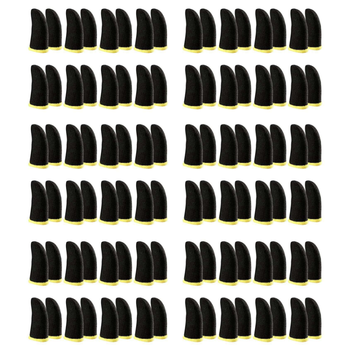 TWEXQNY 96X Game Finger Sleeve Thin Breathable Anti-Sweat Anti-Slip Finger Thumb Sleeve Gaming Finger Cots Gloves for Aim Keys