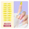 24 Pcs Fake Nails stick For Women -without glue only stick.