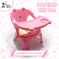 Baby Chair With made in high Quality ABS Plastic Tray Baby Chair Kids Chair , Strong Durable Children Chair for Home & Travelling (Multi Color). 
