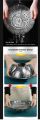 Multifunctional Stainless Steamer Food Strainer or momo or chicken  lotus steamer (23 cm). 