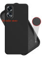 For Oppo A38 / Oppo A18 Matte Liquid silicone Soft Gel Rubber Shockproof Phone Case Back Cover.