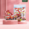 【Krystal】6-in-1 Mini Brick Building Blocks Toy Set, Micro Block Assembling 6+, Creative Educational Play, Lєgσ Style.