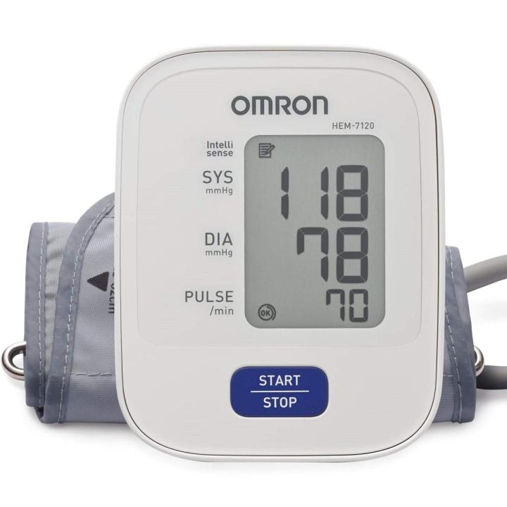 Omron HEM 7120 Fully Automatic Digital Blood Pressure Monitor With Intellisense Technology For Most Accurate Measurement