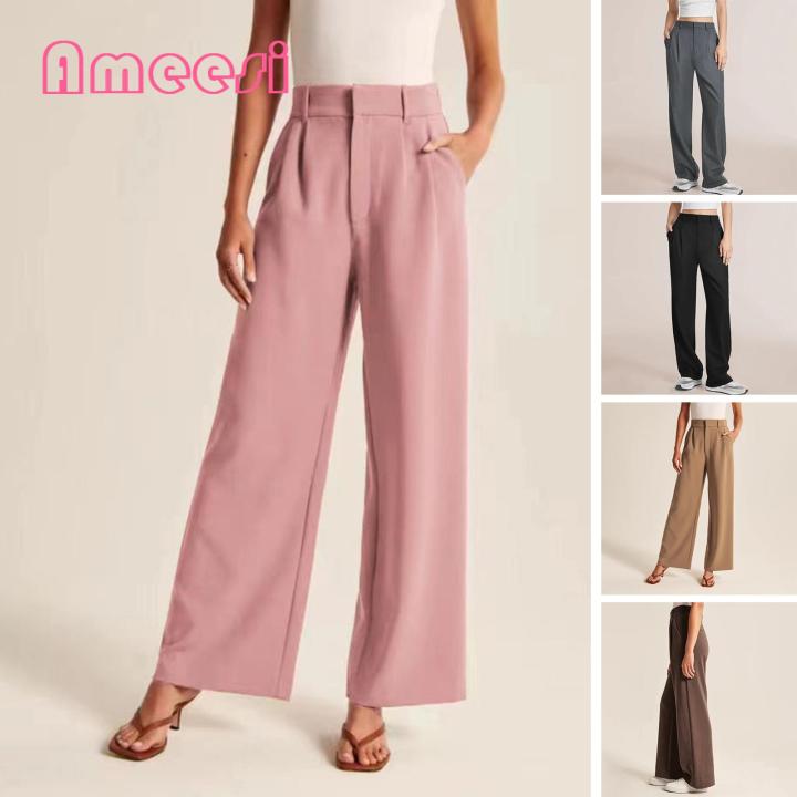 Ladies Pants Wri le-free Women Work Business Casual Pants