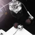 QKZ DM 9 Zinc Alloy Hifi Earphones Gaming High Stereo Bus Sound In Ear Earphones,magnetic earphones(Original).