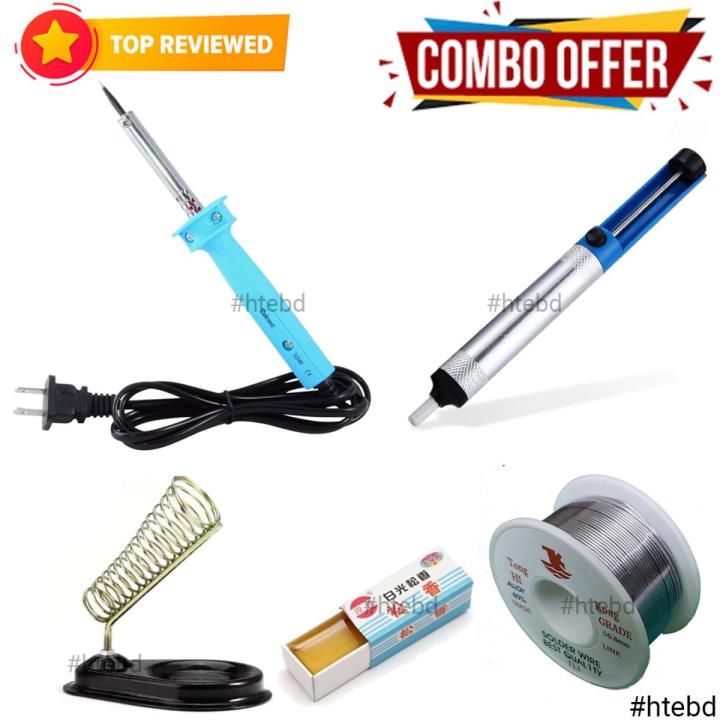 Soldering Tool Kit- 5 Pcs Set (Combo Offer)