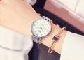 Stainless Steel Female Clock Ladies Fashion Casual Quartz Watch Women Watches-3221 by Top 10 Mart. 