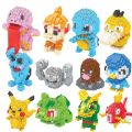 41 Styles Of Pokemon Small Building Blocks Cartoon Pikachu Animal Mini Model Puzzle Game Graphic Pokemon Toy Christmas Gift. 