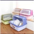 Kitchen Dish Rack Plastic Storage Shelf Storage Box (M).