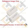 Wirewound Resistor 10 Ohm 5W 5%-10Pcs.