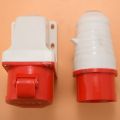 16 Amp 5 pin Plug & Socket Weatherproof IP44 3 Phase 380-415v 3P + N + Earth 16A. 