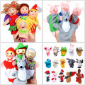 Finger Puppets Set Baby 10 pcs Animals Plush Doll Hand Cartoon Family Hand Puppet Cloth theater Educational Toys for Kids Gifts Ruiqir Super Store.