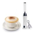 Hand Liquid Mixer and coffee maker juice maker - White. 