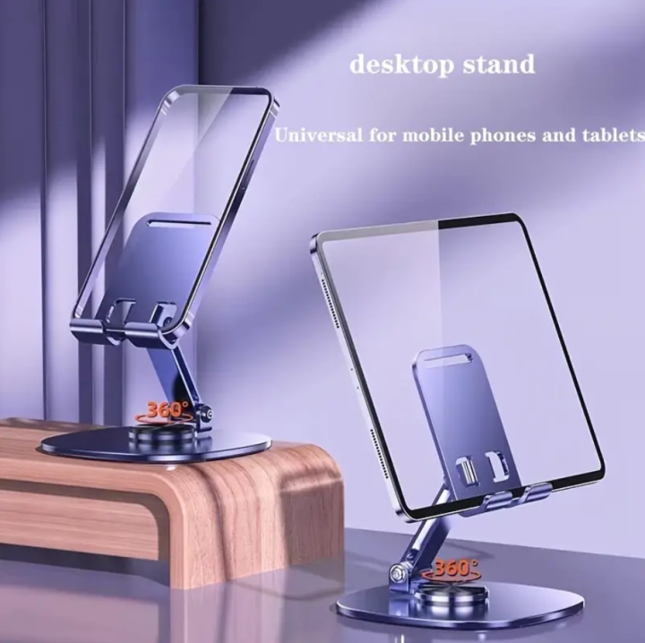 360%20Rotating%20Metal%20Aluminum%20Alloy%20Phone%20Holder%20Stand%20Adjustable%20Universal%20Table%20Tablet%20Phone%20Stand%20-%20Image%202