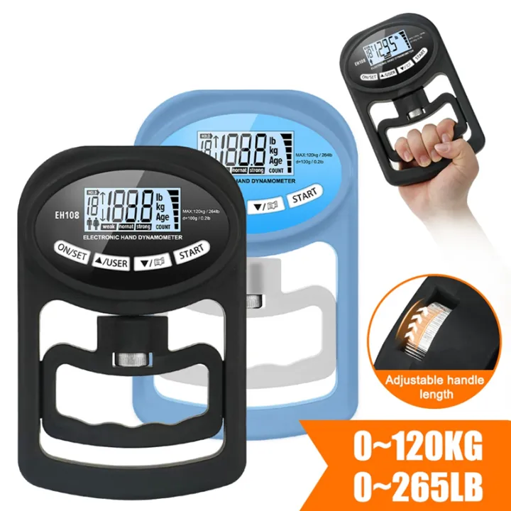 Grip%20Strength%20Tester%20265Lbs%20/%20120Kg%20Digital%20Hand%20Dynamometer,%20Blue%20-%20Image%205
