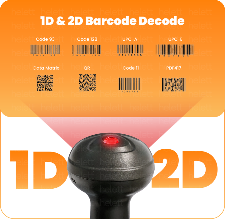 Helett%C2%AE%20HT20%20Wireless%202.4GHz%202D%20&%201D%20Barcode%20Scanner(QR%20Code%20&%20Barcode)Wireless%20&Wired(Charging%20Battery)Connectivity%20%7CInduction%20Scanning%7CIdeal%20for%20Retail%20Shop%20&%20Supermarket%7CStrong%20ABS%20-%20Image%204