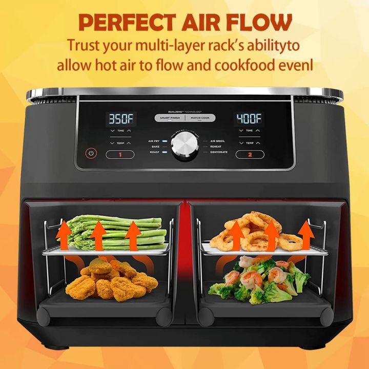 Air%20Fryer%20Rack%20Stainless%20Steel%20Grilling%20Rack%20Multi-%20Air%20Fryer%20with%204%20Skewers%20-%20Image%204
