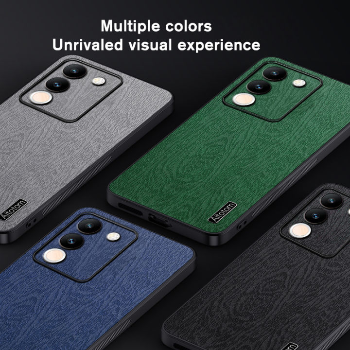 Vivov29e%20Back%20Shell%20Tree%20Leather%20Pattern%20Phone%20Case%20For%20vivo%20V2relax9e%20V29%20E%20V%2029E%205G%20Y200%206.67%20inch%20Soft%20Frame%20Protect%20Cover%20Fundas%20-%20Image%202