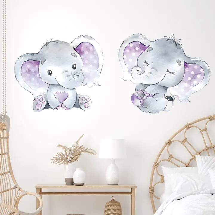 Cute%20baby%20elephant%20self%20adhesive%20wall%20sticker%20cartoon%20purple%20living%20room%20kids%20room%20home%20d%C3%A9cor%20sticker%20BR0212H%20-%20Image%202