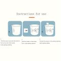 1pc Portable mini washing machine, underwear and clothing folding mini washing machine, small dormitory rotating wave vibration.