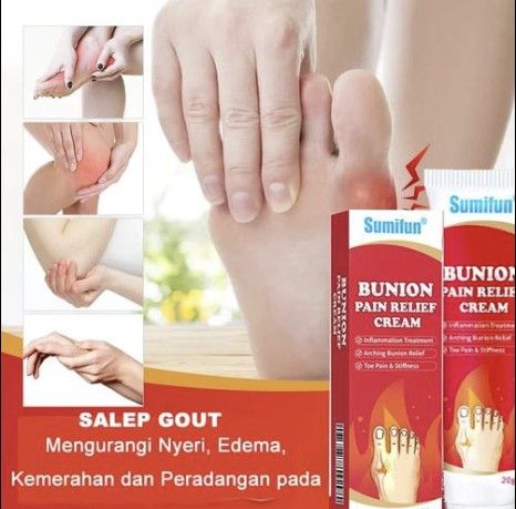 Sumifun Bunion Pain Relief Cream, 4 Counts Bunion Pain Cream for Bunion Relief & Toe Swelling - Pain Relief Foot Cream for Back, Neck, Knee, Hand, Wrist, Shoulder, Feet