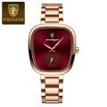 Poedagar PO783 RoseGold Stainless Steel Analog Wrist Watch For Women. 