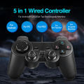 USB Wired Controller For Sony Playstation 3 Double Vibration Shock For PS3 Gamepad Joypad Joystick Controle For PC Game Console.