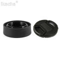 49mm 52mm 58mm 55mm 62mm 67mm 72mm 77mm 82mm Rubber Tele Wide-Angle Lens Hoo Standard Telephoto Lens Cap For Canon Nikon Sony.