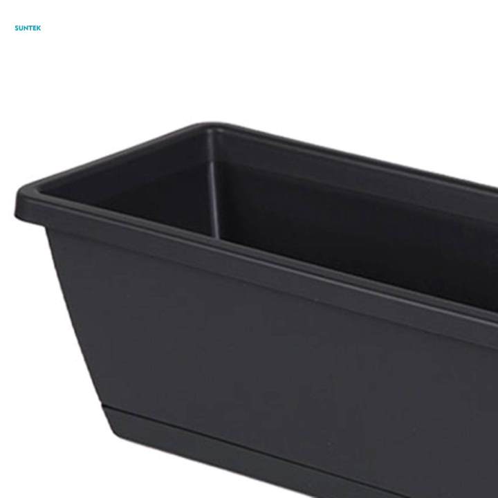 4x%20Flower%20Window%20Box%20Planters%20Vegetable%20Planters%20with%20Trays%20Container%20for%20Yard%20-%20Image%204