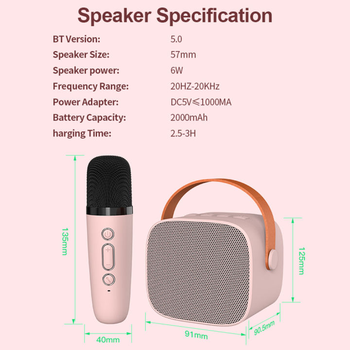 Mini%20Karaoke%20Machine%20Bluetooth%20Speaker%20with%202%20Wireless%20Microphone%20Portable%20Karaoke%20Speaker%20Set%20MP3%20Player%20for%20Kids%20Adults%20KTV%20-%20Image%205