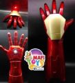 Avengers Iron Man Tony Stark Gloves LED Light Hand Laser Cosplay Toys. 