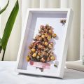 CreativediyHandmade Three-Dimensional Hollow3cmPicture Frame Brickearth Decoration Paper Quilling Eternal Dried Flower Preservation Specimen Photo Frame. 