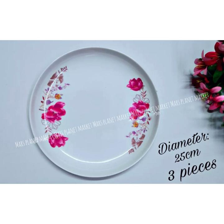 Melamine Plate/Classic Plate Set- 3 Pieces Set