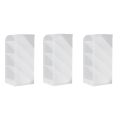 Desk Manager Pen Storage Rack Multi-Compartment Pen Holder Storage Box Stationery Solid Color Translucent for Office.