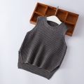 Kids Vest Coat Toddler Teen Boys Girls Waistcoat Baby Vests Kids Knitted Pullover Sweater Children Vest Tops 4 6 8 10 12 Years.