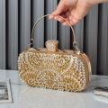 Mini Silver Bag Women's Tendance 2023 Luxury Handbag Crystal Wedding Clutch Bags for Bride Diamond Mobile Phones Shoulder Purse.