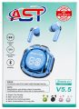 Ultrapods Pro True Wireless Earbuds - Transparent Design, Bluetooth 5.3, Waterproof with Display by ast.