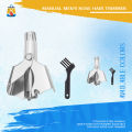Stainless Steel Manual Men's Nose Hair Trimmer, Washable Portable Nose Hair Trimmer.