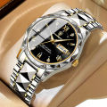 POEDAGAR Brand Fashion Mens Watch Luxury Top Business Stainless Steel Waterproof Wristwatches Male Sport Luminous Date Man Clock.