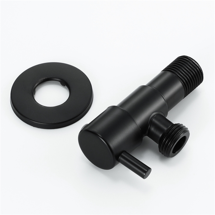 4X%20Black%20Angle%20Valve%20304%20Stainless%20Steel%20Water%20Stop%20Valve%20Leak-Proof%20Water%20Cold%20and%20Hot%20General%20Bathroom%20Accessories%20-%20Image%204
