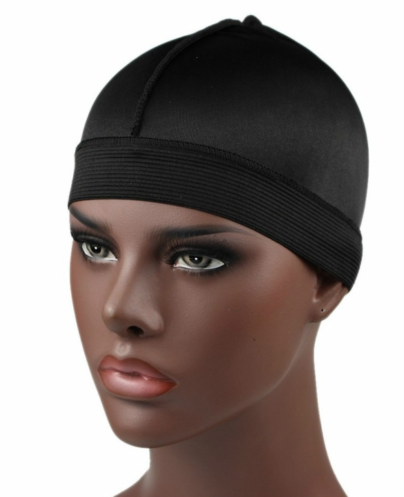 Alien New Unisex Silky Dome Cap For Men Elastic Band Silky Durag Bandanas Bottom Wig Cap Spandex Cooling Cap Silk Based Beanie Bonnet