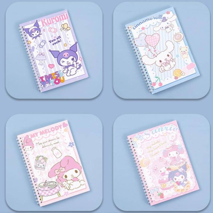 cute%2060%20Pages%20A5%20Cartoon%20Sanrio%20Coil%20Notebook%20Mymelody%20Kuromi%20Cinnamoroll%20Journal%20Notebook%20Kawaii%20Diary%20Sketchbook%20Office%20Accessories%20birthday%20gift%20-%20Image%204
